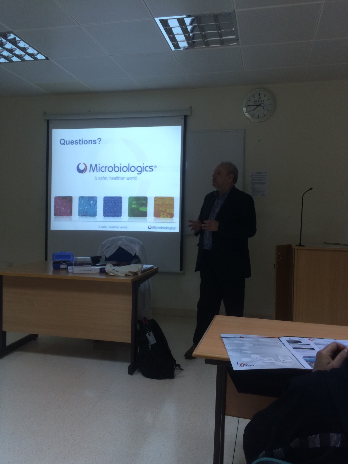Workshop on Quality control in Microbiology 2015