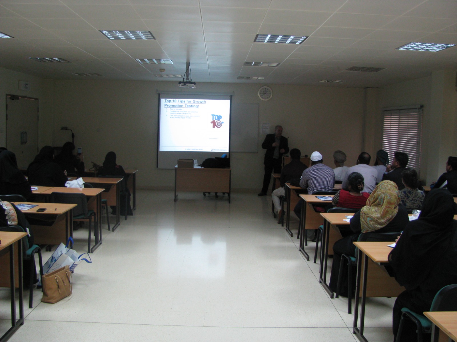 Workshop on Quality control in Microbiology 2015
